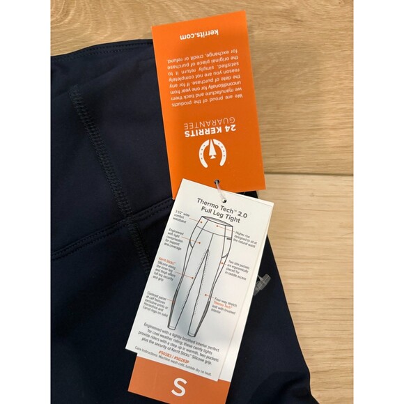 Kerrits Women's Full Seat Riding Tights Size S Navy Blue Grip Pockets Pattern An - Picture 7 of 12